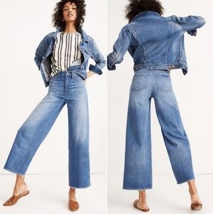 Madewell Wide- Leg Crop Jeans